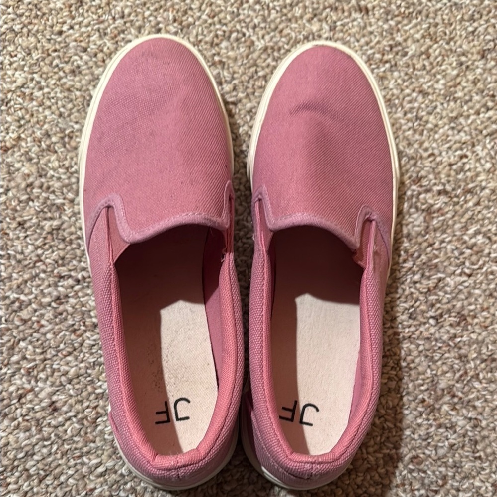 Casual Pink Slip-On Shoes